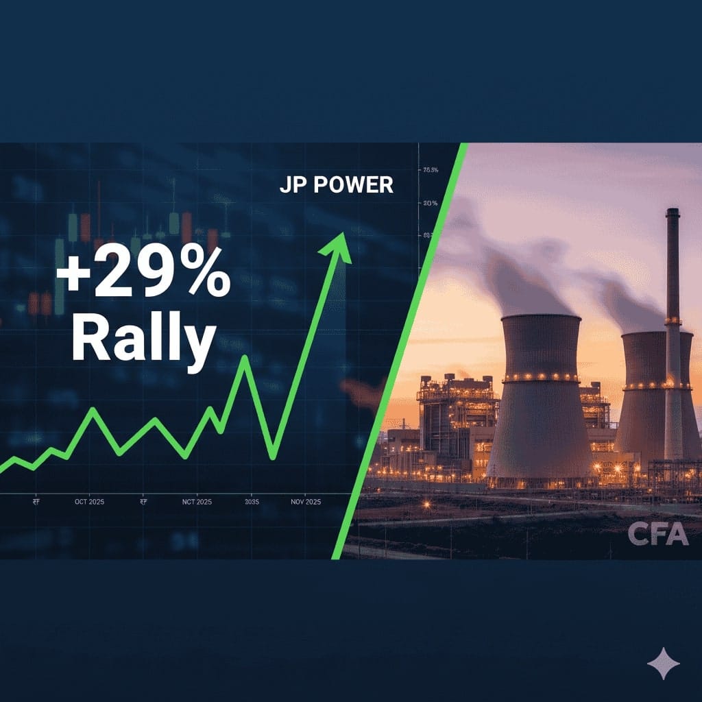 JP Power Stock Rally Chart (CFA Analysis)