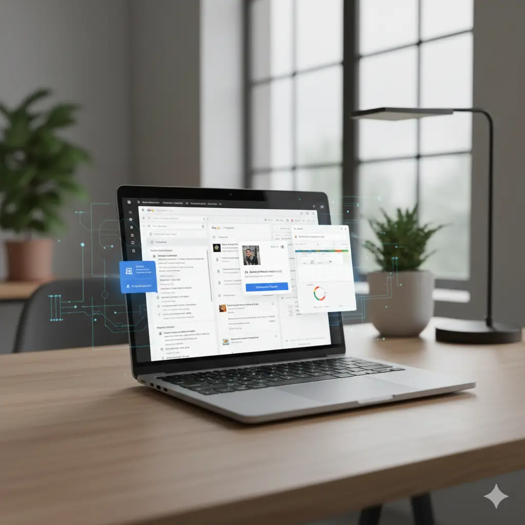 Google Gemini integration with Docs Gmail and Sheets for productivity
